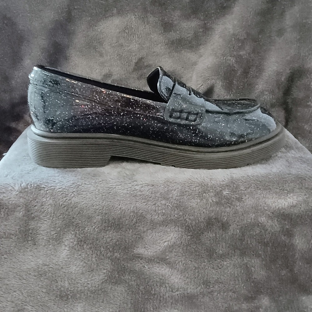 Art Class Celia Glitter Slip-On‎ Loafers Black Onyx  - Girls Size 3 - Picture 7 of 16